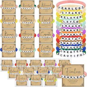 Christian Bracelets Bulk 24pcs Beaded Gift Set Faith Inspirational Church Prayer